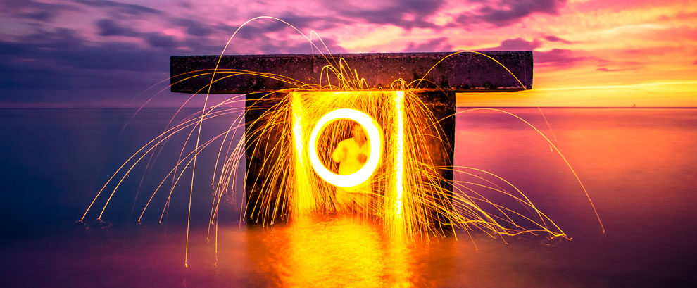 Steel Wool Spinning, Boca Grande, Florida