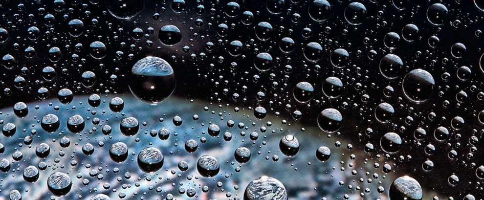 Macro Water Droplets